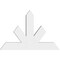 Ekena Millwork Saratoga Architectural Grade PVC Gable Bracket, 48"W x 32"H x 4"D x 6"F, 16/12 Pitch GBP048X32X0406SAR00 - alternate 5